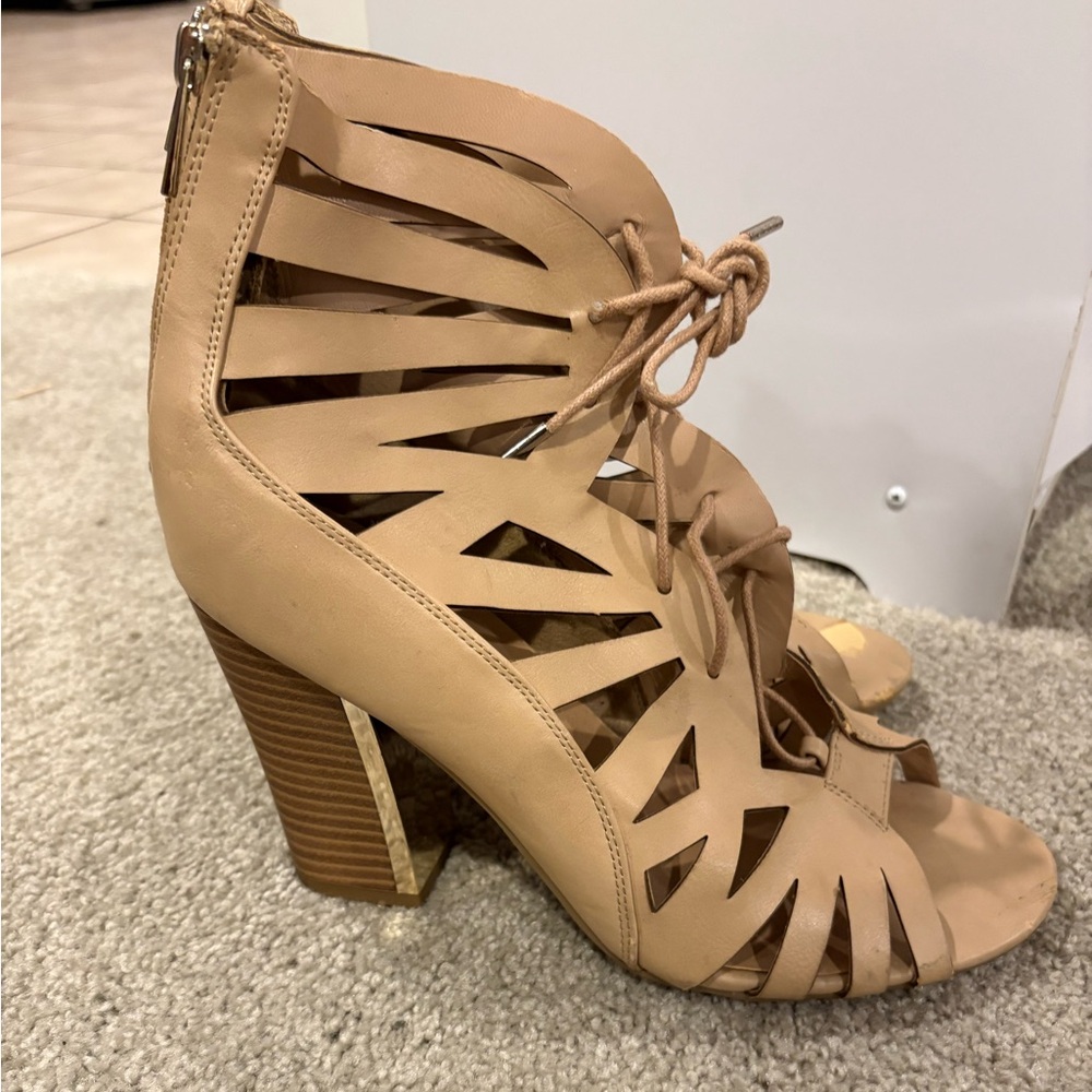 Call It Spring Tan Heels